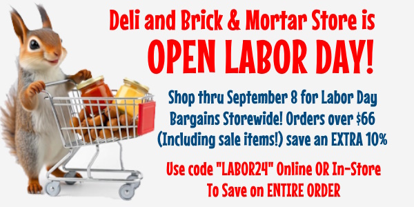 Shop online or in-store with code "LABOR24" to save even more! 10% off orders $66 and up- even sale items!